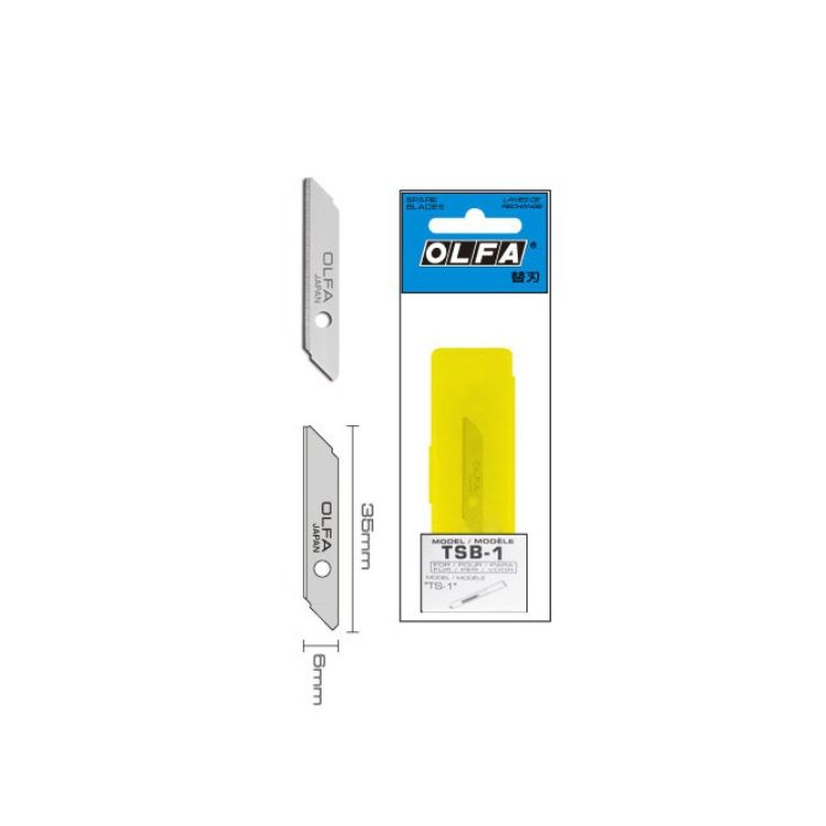 Estojo C/5 Lâminas TSB-1 65457 OLFA