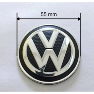 Emblema De Volante VW Metal Alumínio 55mm Diâmetro em Oferta na Shopee