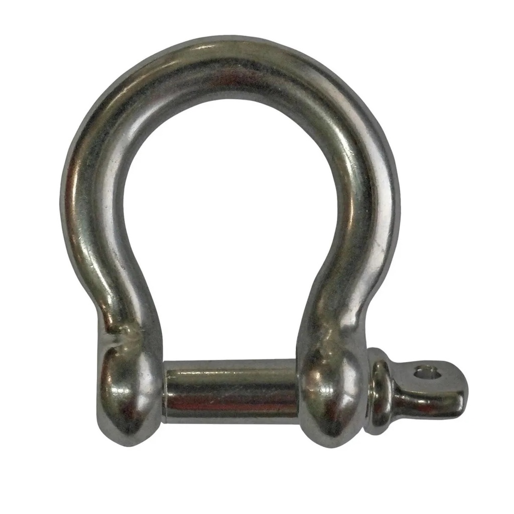 Manilha Balão Inox 316 6mm Para Âncoras de Barcos Lanchas Veleiros