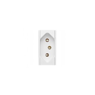 Modulo Tomada 2P+T Brava/Duale UP 10A 220V