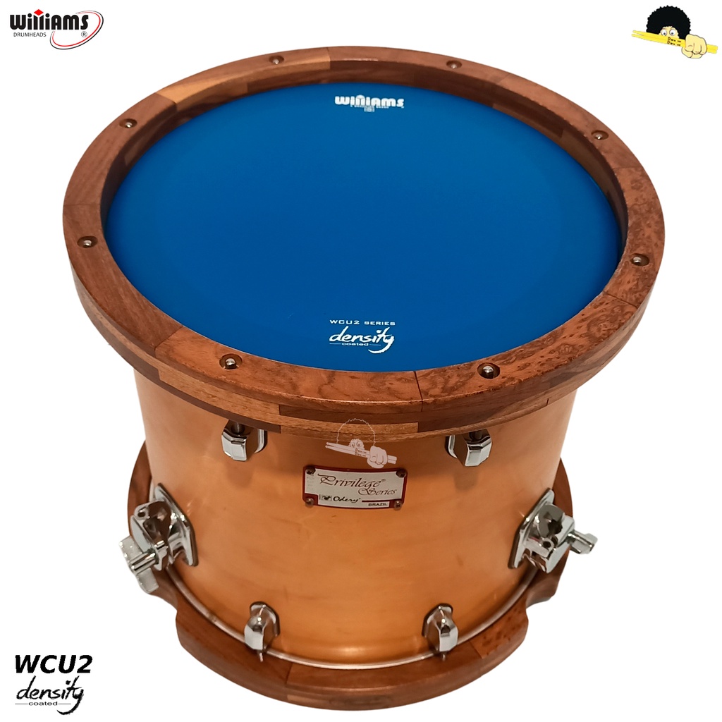 Pele para Surdo/Bumbo Williams Density - WCU2 Duplo filme Coated BLUE 16