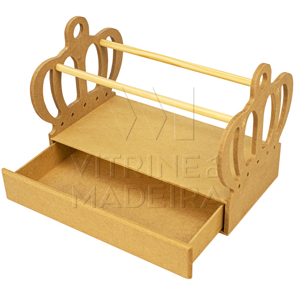 Porta Tiaras Coroa Com Gaveta Porta Tiara Formato Coroa Organizador De Tiaras Menina Quarto Infantil em Oferta na Shopee
