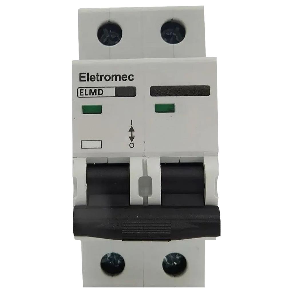 Disjuntor Mini Din Bipolar 70A 3Ka 400/440V Elmd Eletromec