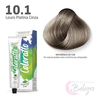 Coloração Permanente Sem Amônia Nº 10.1 Nova Coloratto 60g em Oferta na Shopee