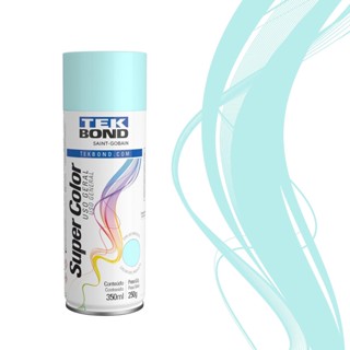 Tinta spray uso geral azul claro 350ml 250g - tekbond