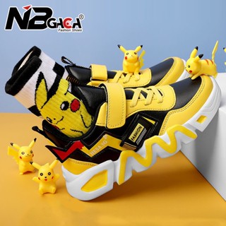 Pokemon Pikachu Crianças Desenho Animado Sapatos Esportivos Moda Anime 5-18 Anos Boy Girl Kid