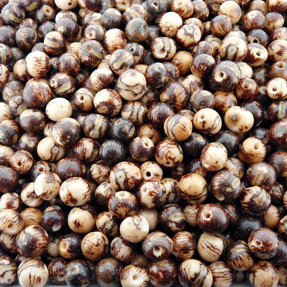 Semente De Açaí Natural Rajado 8mm 1000 Peças - Artesanato Bijuterias Pulseiras em Oferta na Shopee