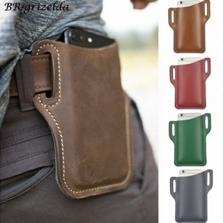 GR Capa Protetora De Proteção Multicolor Carteira De Cinto Exterior Retro Cattlehide Para Celular