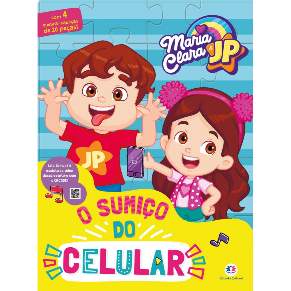 Livro Quebra-cabeça Maria Clara e JP - O sumiço do celular em Oferta na Shopee
