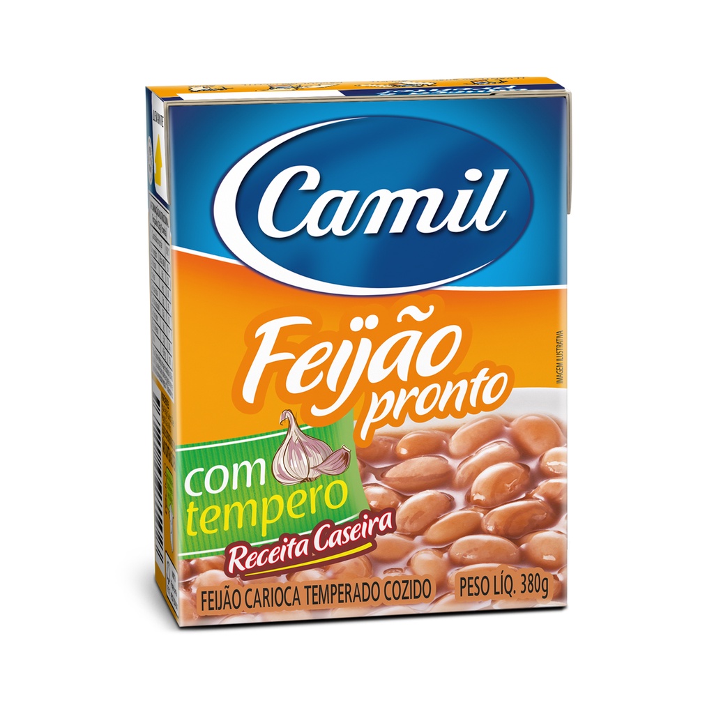 Feijão Carioca Pronto Camil 380g