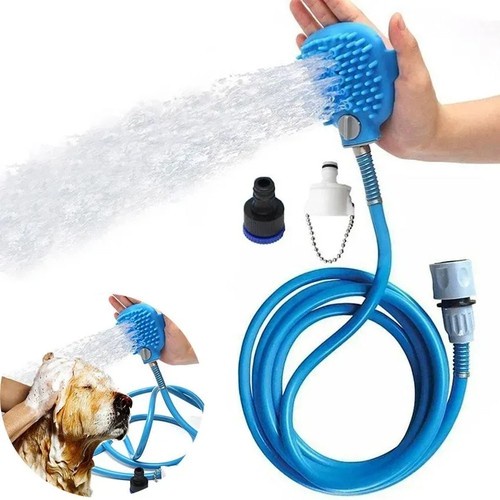 Mangueira Luva De Banho Petshop Cães E Gatos Ducha Spray Envio Imediato