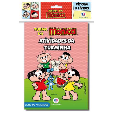 Kit com 8 livros -Turma da Mônica boas maneiras em Oferta na Shopee