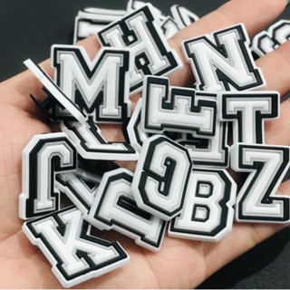 Alfabeto Jibbits Letras Número Jibits Croc Charm Pin Cute A-Z Letra Jibitz Para Homens Sapatos Acessórios Calçados Decoração De Pinos De Encanto