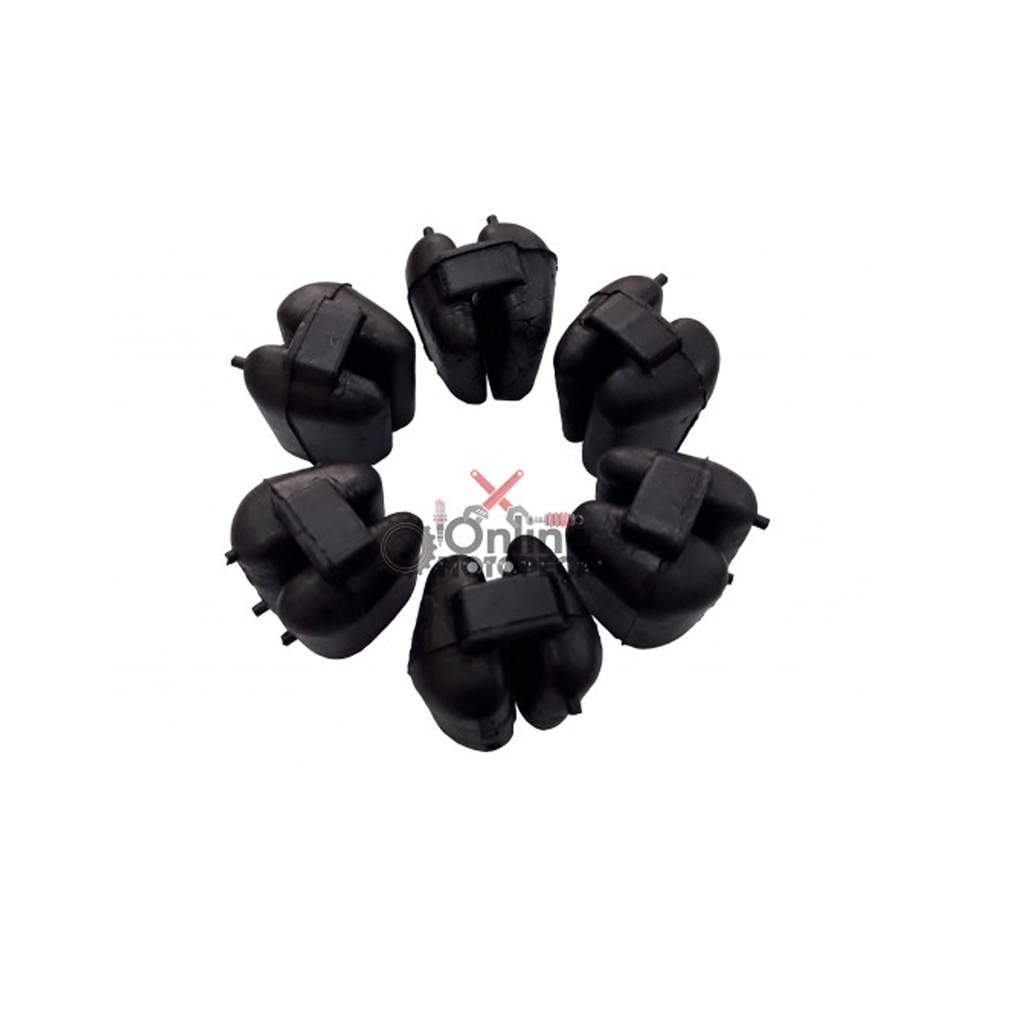 Borracha Amortecedor da Coroa XL 250R XLX 250 XLX 350 NX 350 Sahara - Jogo 6 Peças - Demtec