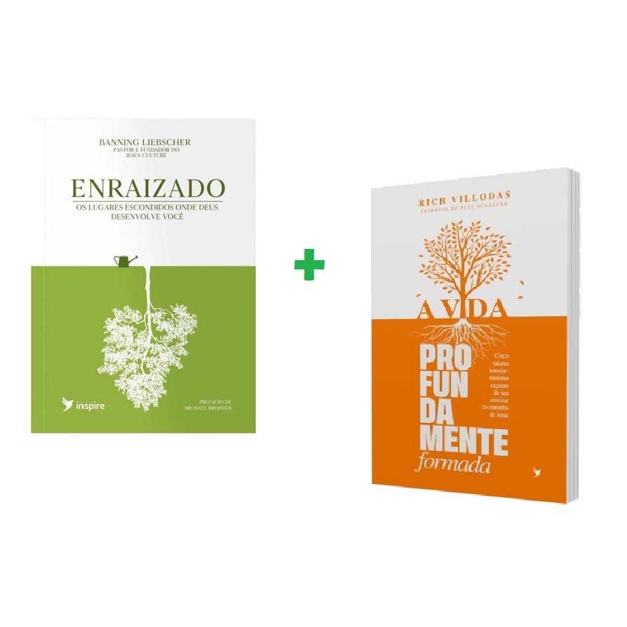 Kit 2 Livros Enraizado + A Vida profundamente Formada | Editora Inspire em Oferta na Shopee