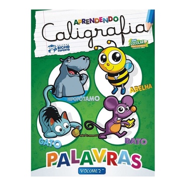 Livro Aprendendo Caligrafia - Palavras - Ensino Fundamental