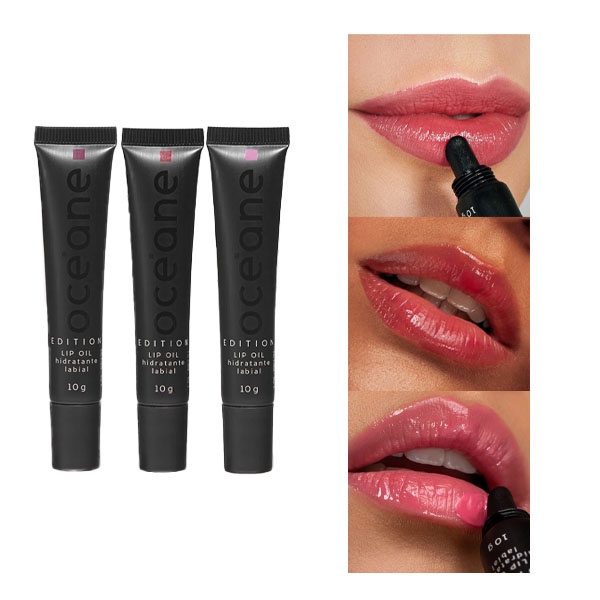 Lip Oil Hidratante Labial Oceane Edition em Oferta na Shopee