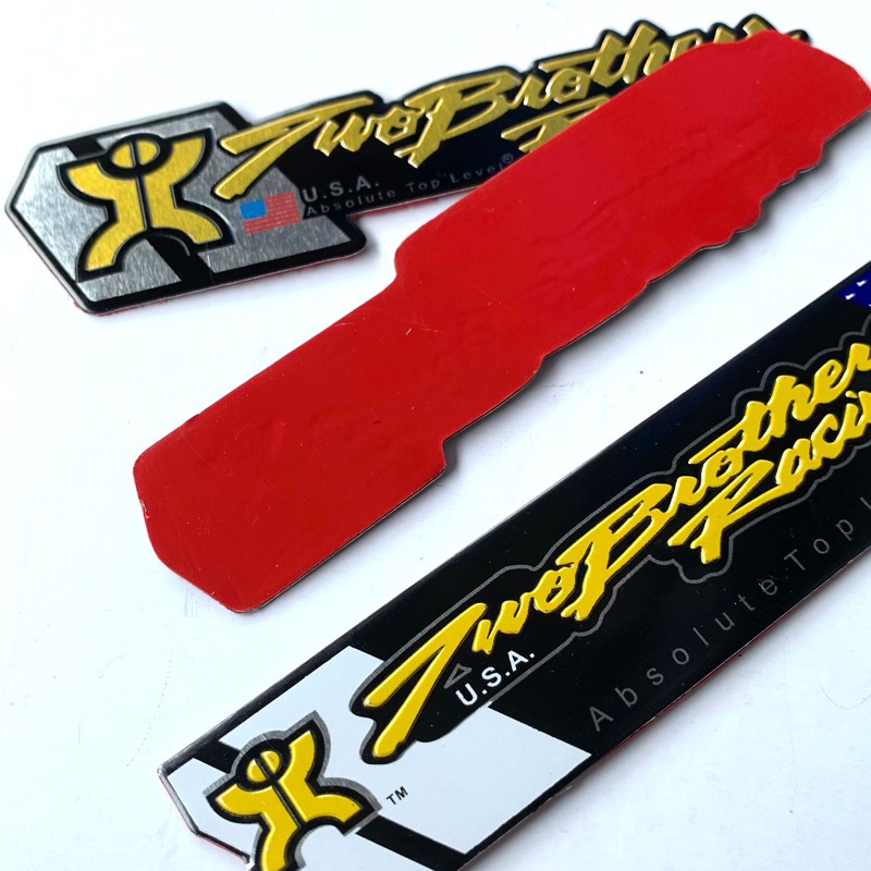 Decalques Para Tubo De Escape De Motocicleta Adesivos 3D Alumínio Decorativo Emblema Do Motor Irmãos