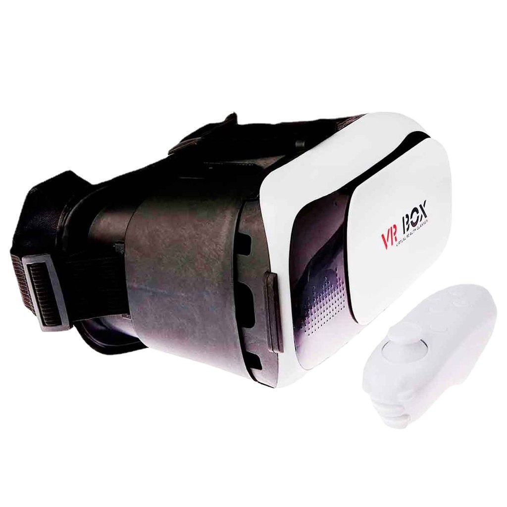 Óculos Vr Box 2.0 Realidade Virtual + Controle Cardboard 3d Bluetooth