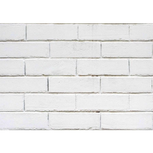 Papel De Parede Tijolo Branco Cinza Rústico Vinil