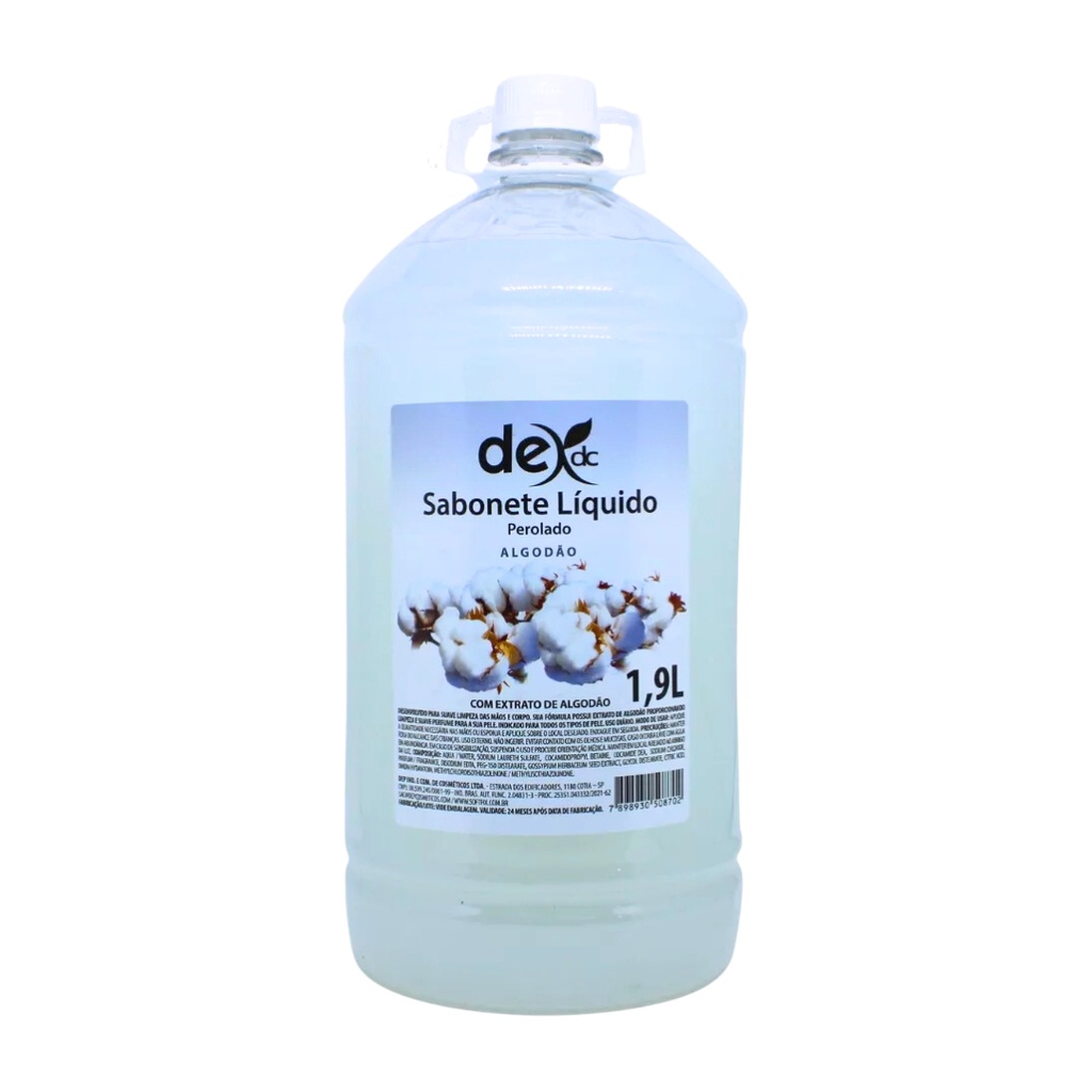 Sabonete Líquido Perolado Dex Algodão 1,9l Soft Fix