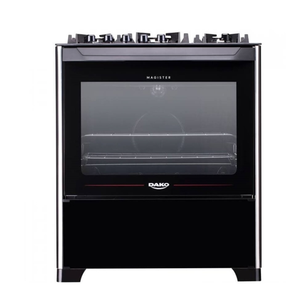 Fogão 5 Bocas Dako Magister Acendimento Automático Forno 100L Preto Bivolt em Oferta na Shopee