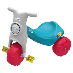 Triciclo Passeio Motoca Infantil Super Turbo Azul +4 Anos Tico Tico Velotrol Brinquedo Até 25kg Xalingo - 07523