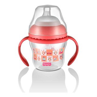 Copo Transicao Bico Rosa 150ml Infantil Bebe Fisher Price