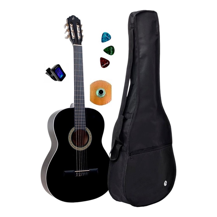 Kit Violao Eletrico Giannini N14 + Capa Afinador Palheta em Oferta na Shopee