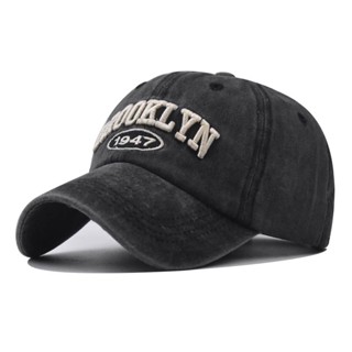 New Brooklyn Algodão Bordado Baseball Hat dos homens e das mulheres Chapéus Estilo Coreano Hip Hop Característica Peaked Cap