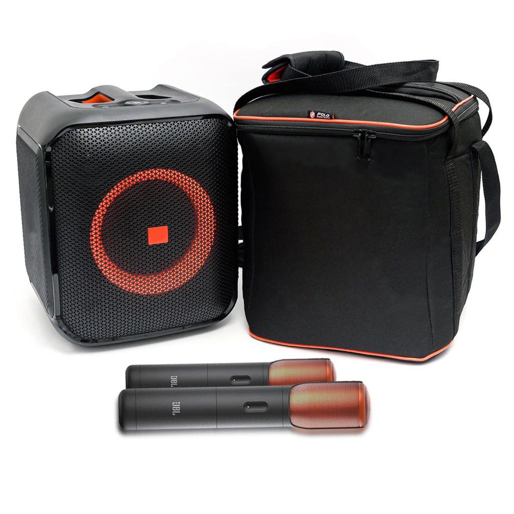 Case Bolsa Para Jbl Partybox Encore Com Espaço para 2 Microfones Acolchoada New