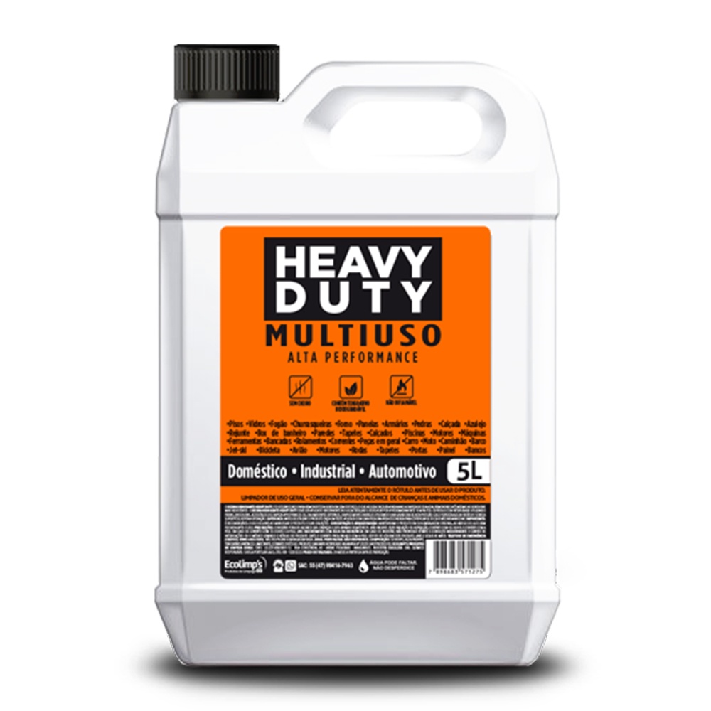 Limpador Desengordurante Multiuso Heavy Duty - 5 Litros