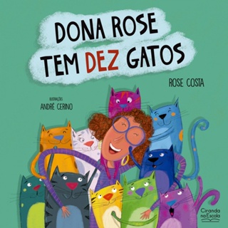 Livro Literatura infantil Dona Rose tem dez gatos em Oferta na Shopee