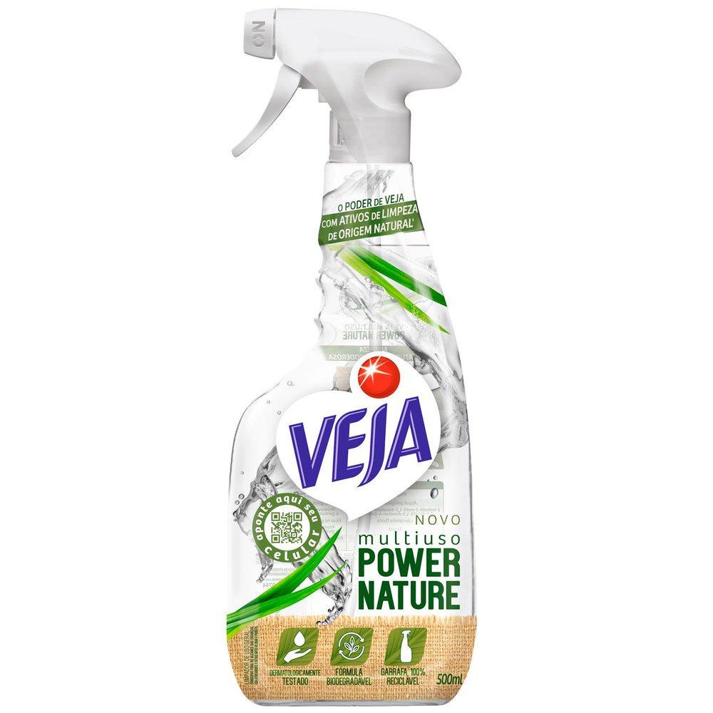 Limpador Multiuso Natural Veja Power Nature Spray 500ml - Home & Living