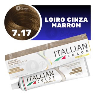 Coloraçao Itallian Color Professional 7.17louro Marrom Frio