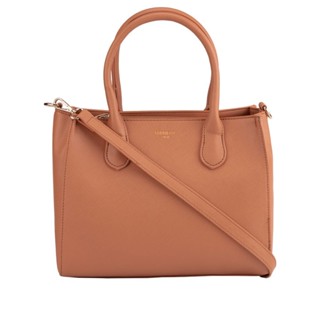 Bolsa Tote Média Gabriela Essenciais Texturizada Caramelo