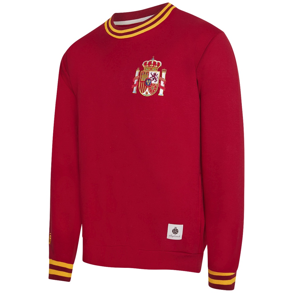 Blusa Moletom Espanha Retrô Masculino Oficial em Oferta na Shopee