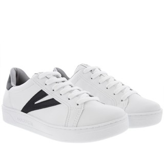 Tênis Via Marte Street Feminino Detalhe Recortes Branco