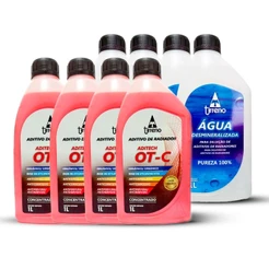 Kit Aditivo Radiador Concentrado Homologado OT-C Laranja