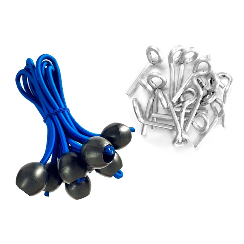 10 Extensor Bolinha Para Instalação Capa Lona Piscina 25cm