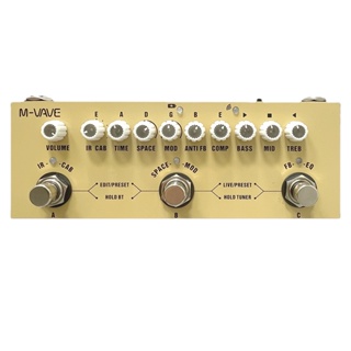 M-vave Cube BABY Multi Efeito Pedal Para Guitarra Elétrica/Baixo/Acústico Combinado Pedais de Efeito Guitarra Acessórios em Oferta na Shopee