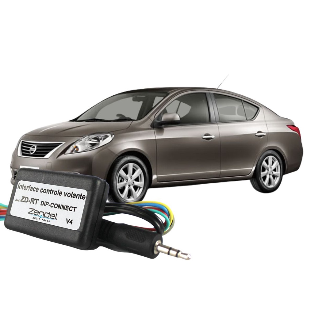 Interface Som Volante Nissan Sentra 07 A 2010 2011 2012 2013 Central Controle de Som no Volante do Veículo