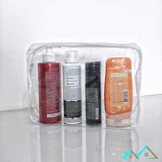 Necessaire Pvc Transparente Tam. M - Kit Com 10 Unidades