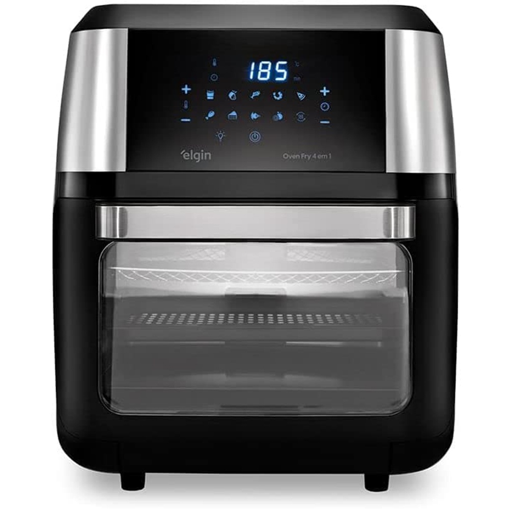Fritadeira Eletrica Airfryer Elgin Oven Fry 4 em 1 12L 1800W - 220v