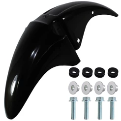 Paralama dianteiro CG150 Titan Sport 2004 a 2008 preto com parafusos