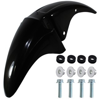 Paralama dianteiro CG150 Titan Sport 2004 a 2008 preto com parafusos