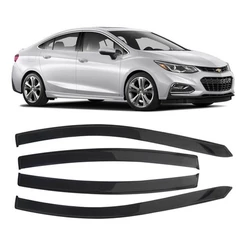 Defletor Calha de Chuva Cruze Hatch 2017 a 2019 4 Portas Ecoflex