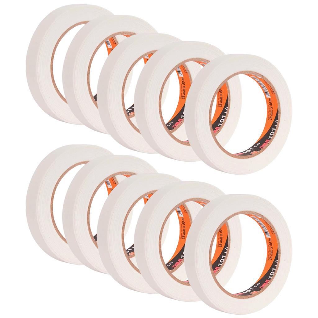 Kit 10 Fitas Adesiva Crepe Para Uso Geral Bege 18mmx50m em Oferta na Shopee