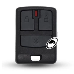 Controle 3 Botões Alarme Blocktron LED Vermelho