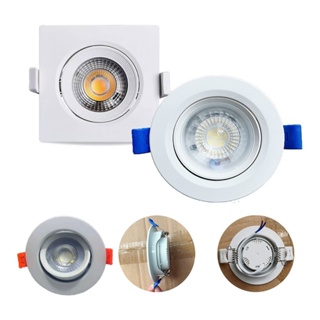 Kit 10/20/30 un Luminária Spot Led 7W 10W  Redondo Quadrado Embutido 6500k  3000k  Bivolt em Oferta na Shopee